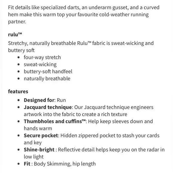 Lululemon Rula Run Long Sleeve Top | Heritage Camo Jacquard Grey | Size 6 - Picture 15 of 15